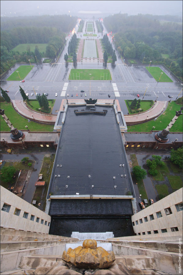Крыша МГУ